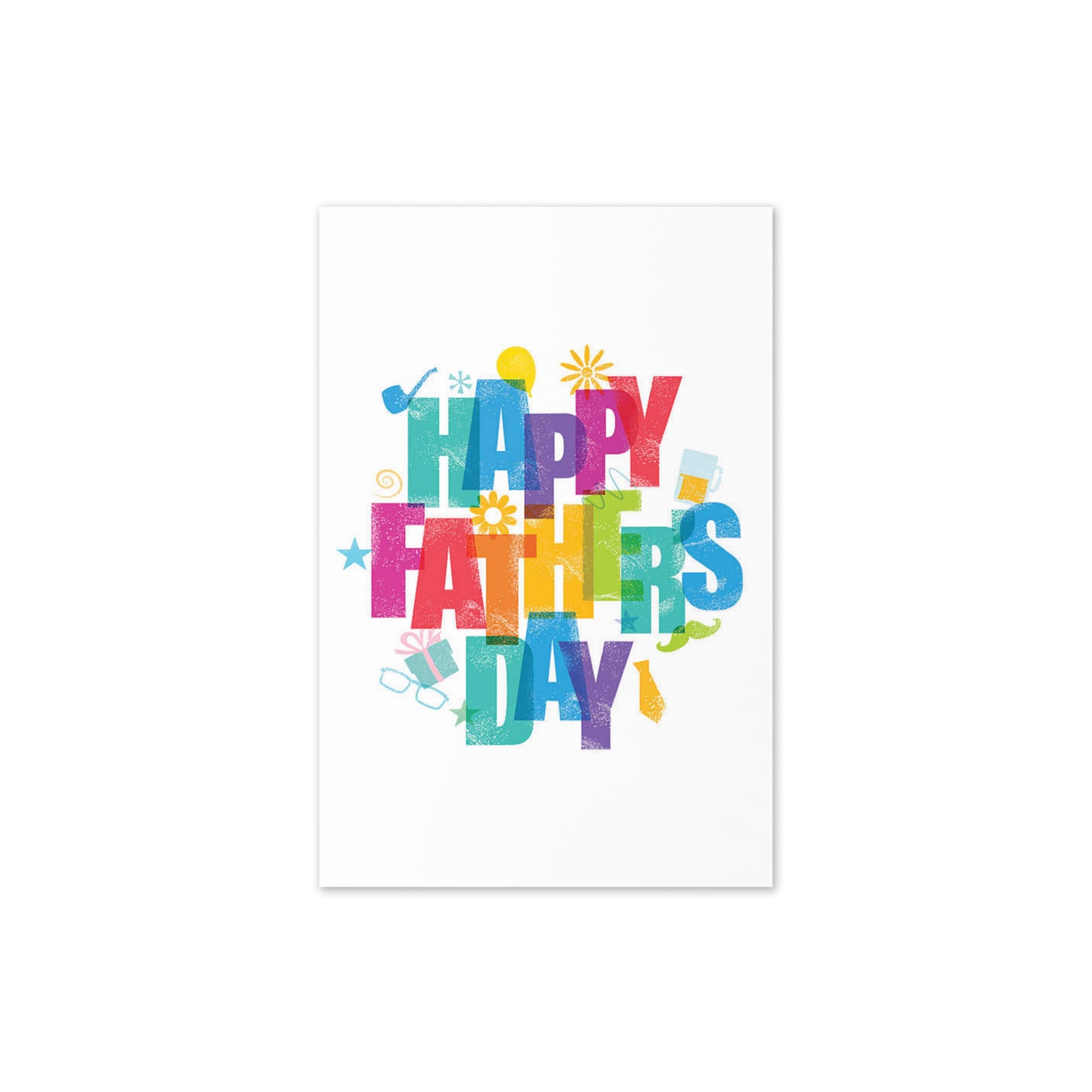 "Chic and stylish greeting card for any occasion with abstract artistic design"