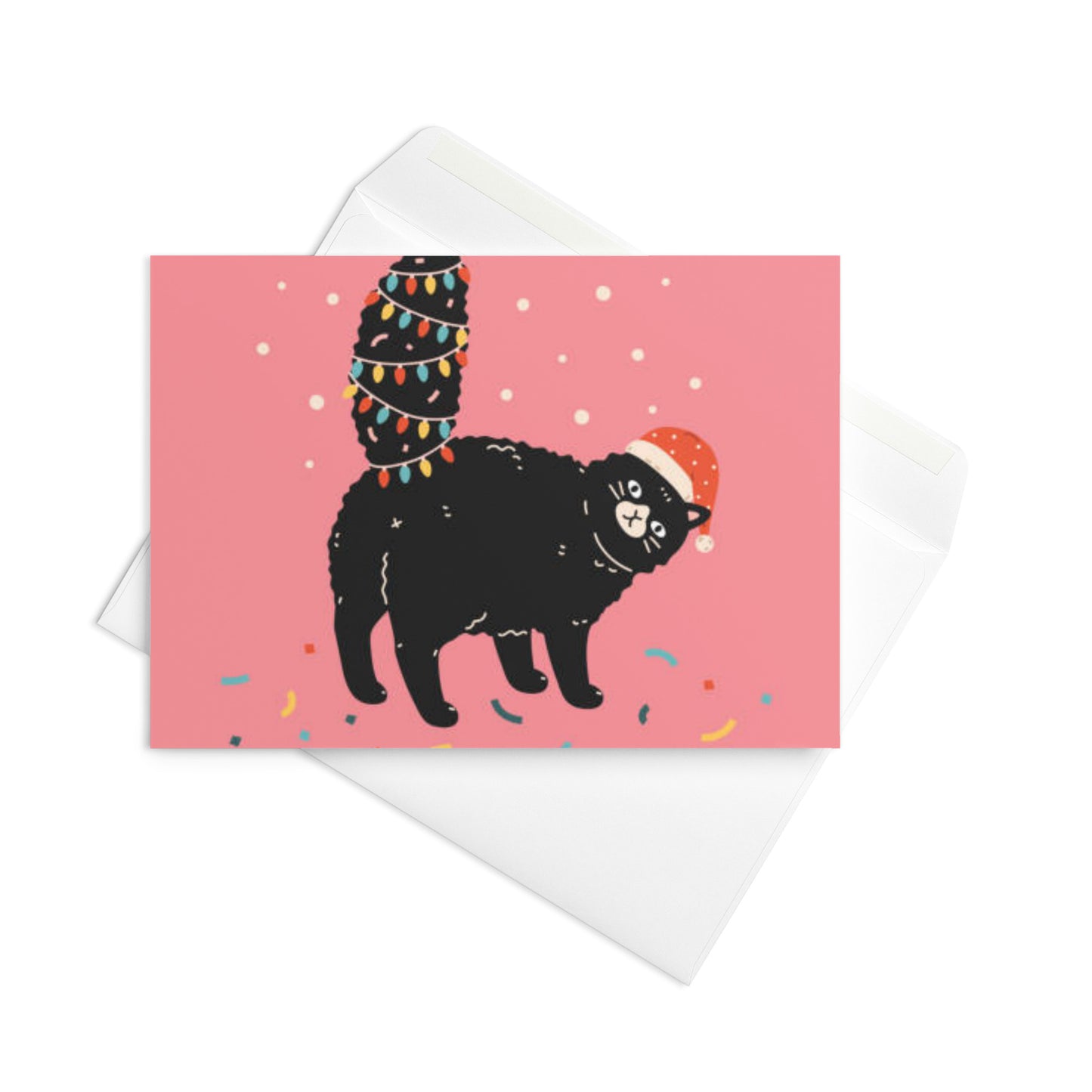 "Chic and stylish greeting card for any occasion with abstract artistic design"