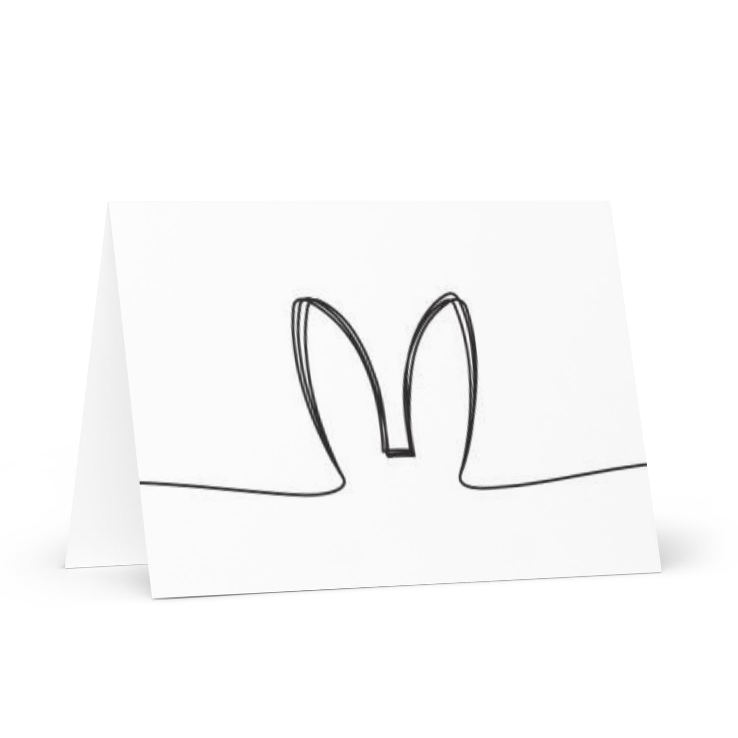 "Chic and stylish greeting card for any occasion with abstract artistic design"