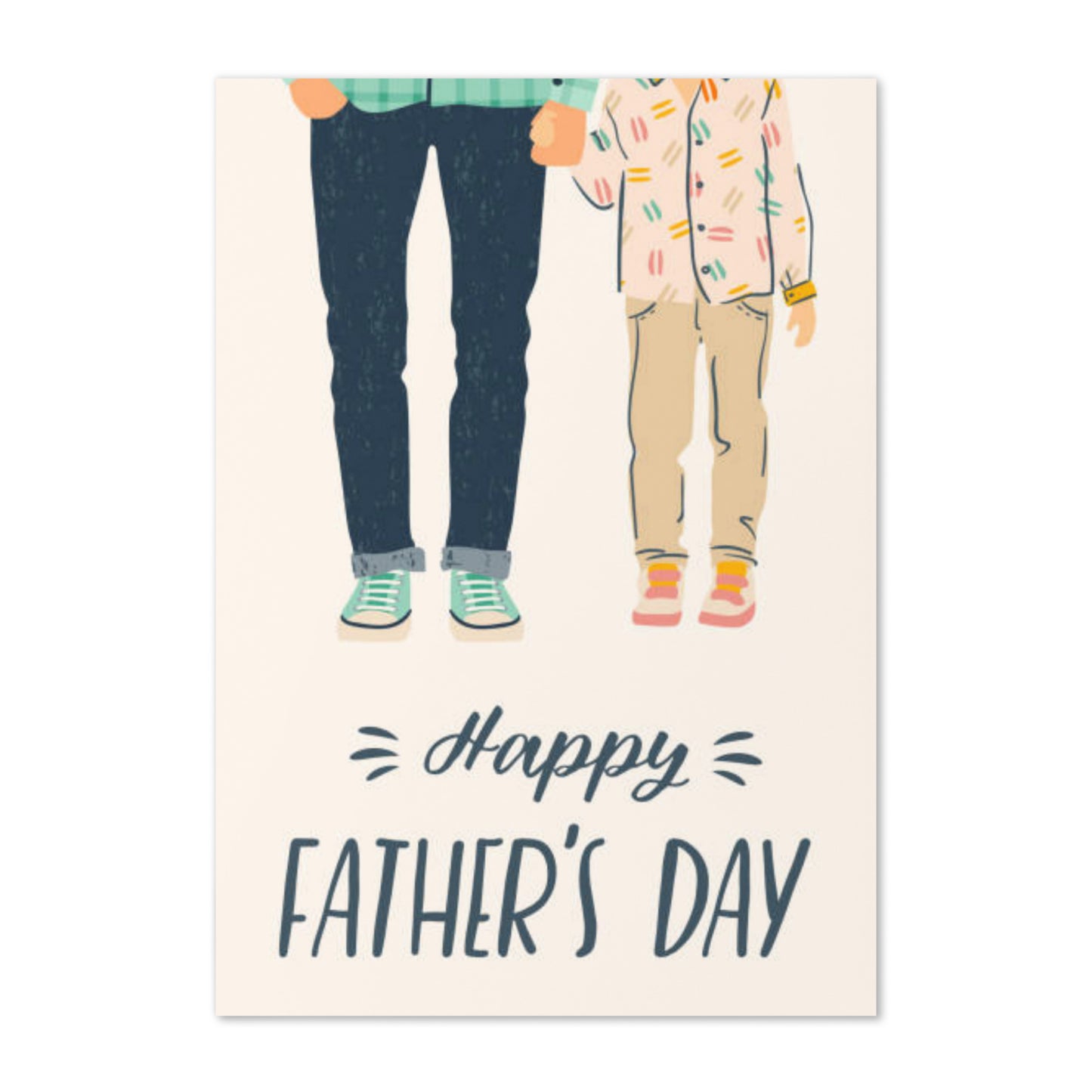 "Chic and stylish greeting card for any occasion with abstract artistic design"
