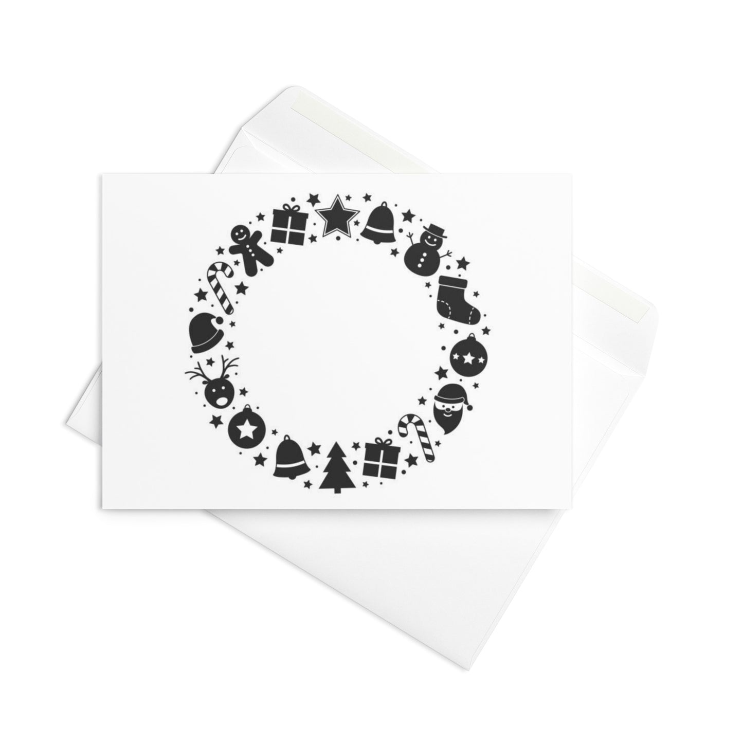 "Chic and stylish greeting card for any occasion with abstract artistic design"