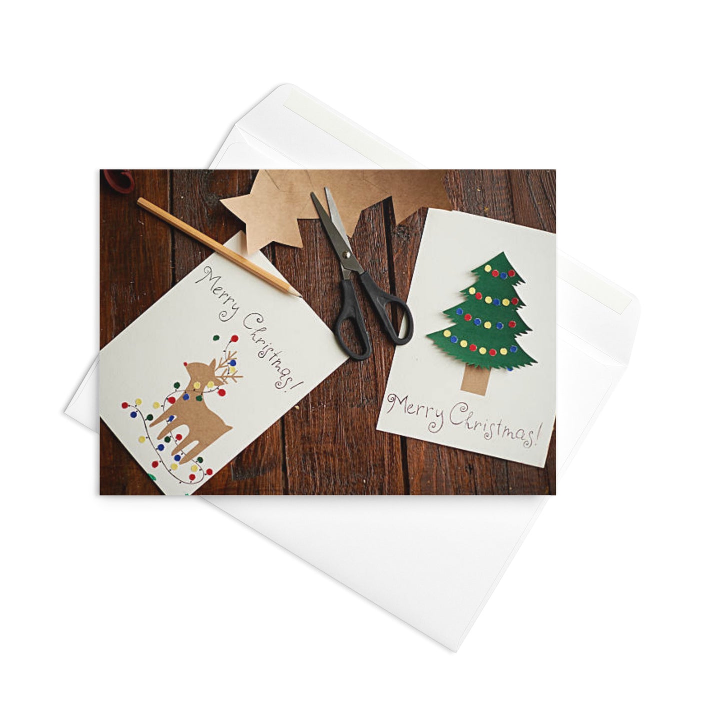 "Chic and stylish greeting card for any occasion with abstract artistic design"