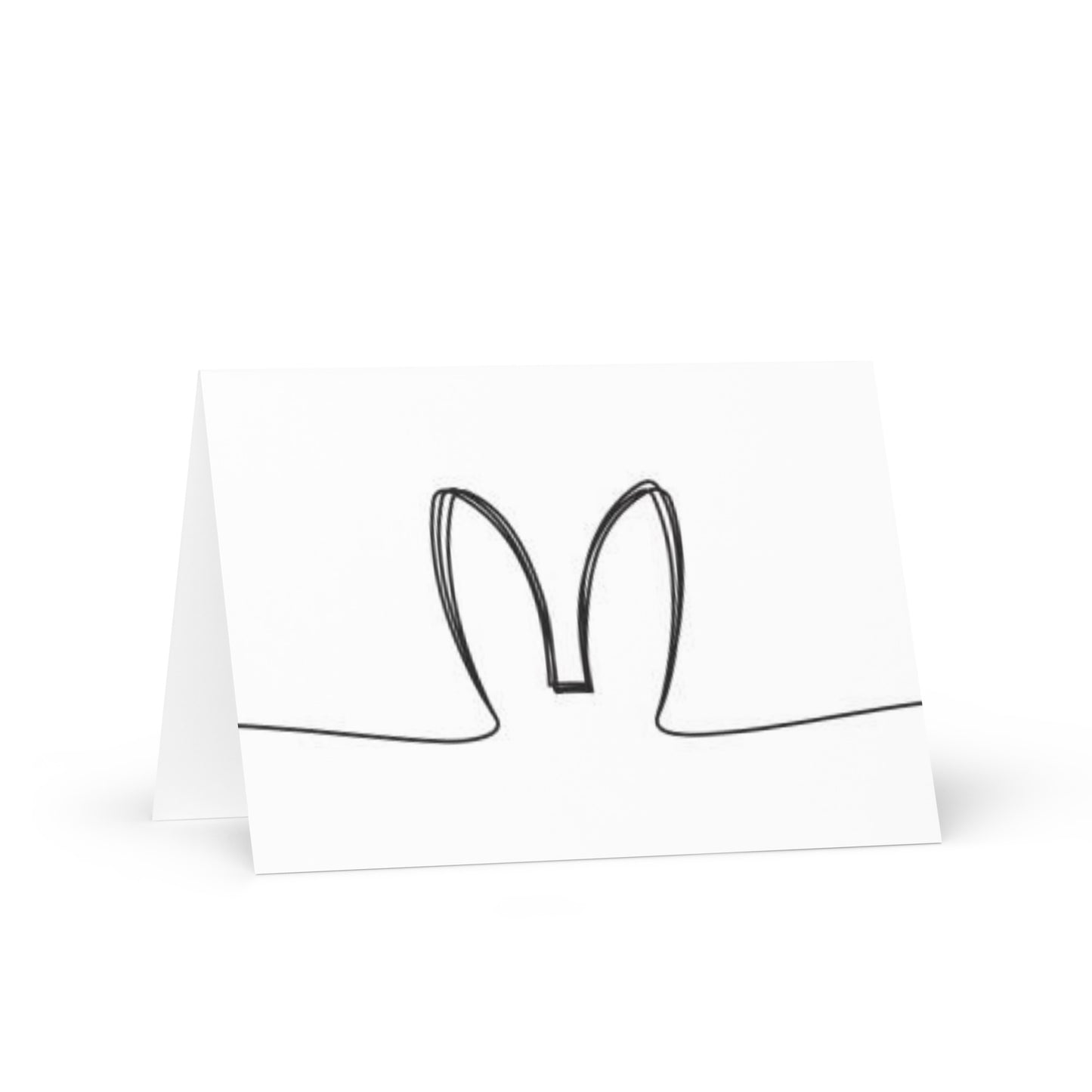 "Chic and stylish greeting card for any occasion with abstract artistic design"