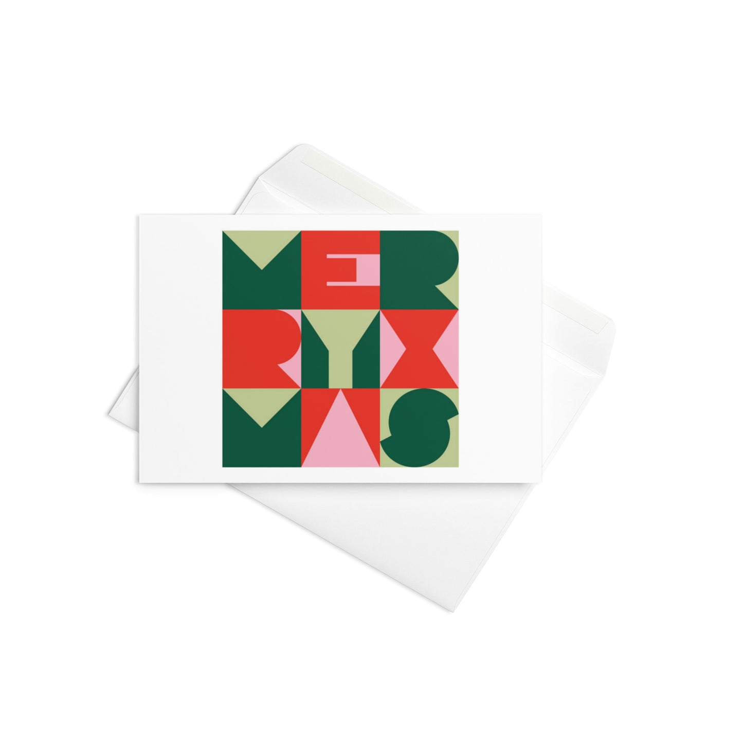 "Chic and stylish greeting card for any occasion with abstract artistic design"