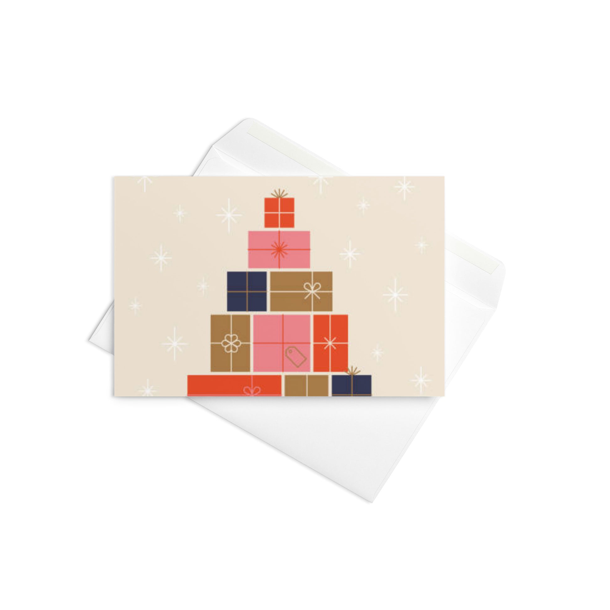 "Chic and stylish greeting card for any occasion with abstract artistic design"