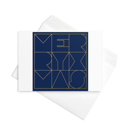 "Chic and stylish greeting card for any occasion with abstract artistic design"